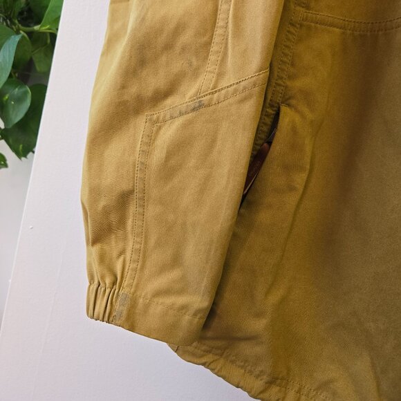 Duluth Trading Co. Mens Medium Gold Hooded Zip Jacket With Elastic Cuffs & Pocke - Picture 4 of 15